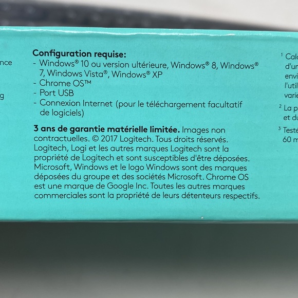 LOGITECH WIRELESS KEYBOARD AND MOUSE, USB PORT NWT - Picture 6 of 11